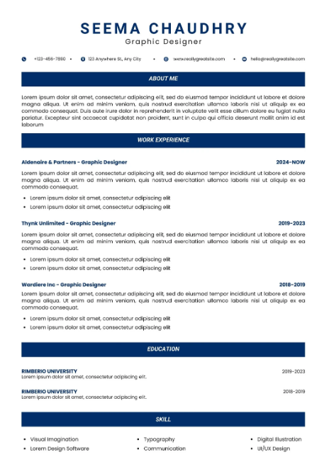 Basic Template Preview